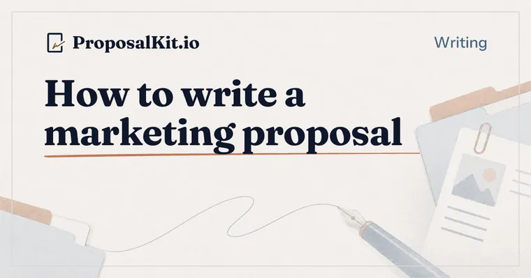 How to write a marketing proposal