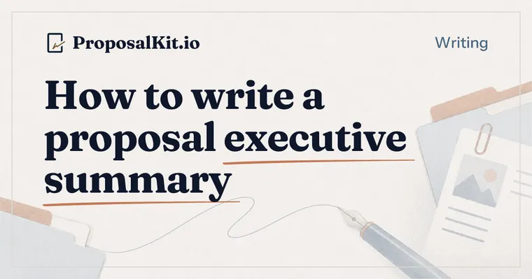 How to write a proposal executive summary
